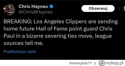 meemphis11 - Chris idzie do domu (╯︵╰,)

#nba