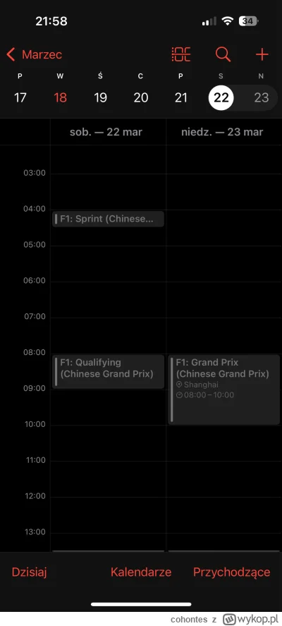 c.....s - @CyrkF1 fajne. Ale zapytam szczerze po co.. w momencie gdy mamy kalendarze,...