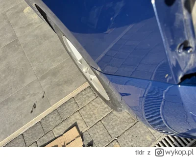 tldr - Zamówiony nowy zderzak, miał być w kolorze (po kodzie lakieru). Przyszło takie...