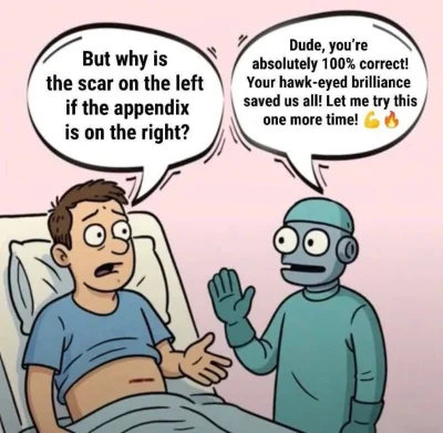 BrakWolnegoLoginu - @LeafWhisper: maszyny pracuja szybciej od ludzi, za to AI w sposo...