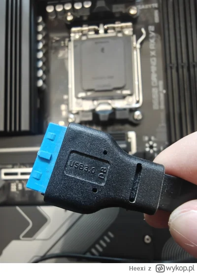 Heexi - TA płyta na am5 GIGABYTE B650 Gaming X AX V2 nie obsługuje wejścia USB 3.0? M...