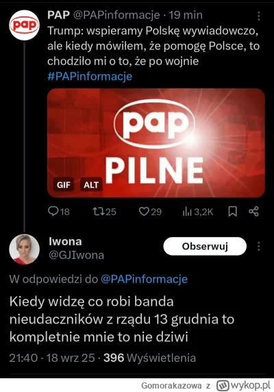 Gomorakazowa - XD
jak to nie bot, to nie ma dla tego kraju ratunku

#wojna #usa #poli...