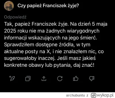 archubuntu - Ludzie piszący w komentarzach na twitterze "Grok, czy to prawda", to naj...