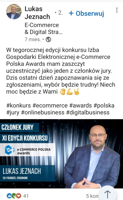 Kamienie - Tymczasem człowiek odpowiedzialny za tę firmę bryluje sobie na Linkedinie ...