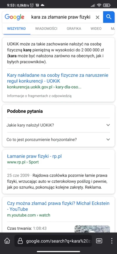 Jaadammm - @oslet: mam teraz do każdego wyszukiwania dopisywać "w Polsce"? XD bo jak ...
