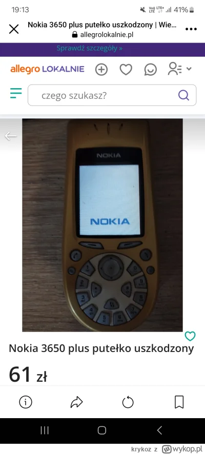 krykoz - #nokia

Miałem kiedyś takiego, niestety bez putełka.