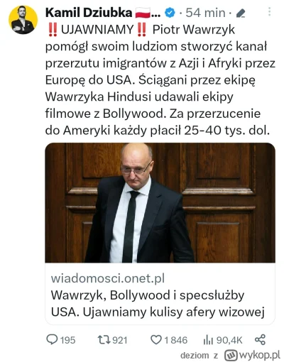 deziom - Nie ma nic bardziej upodlającego ten kraj niż PiS i ich wyznawcy. Brakuje je...