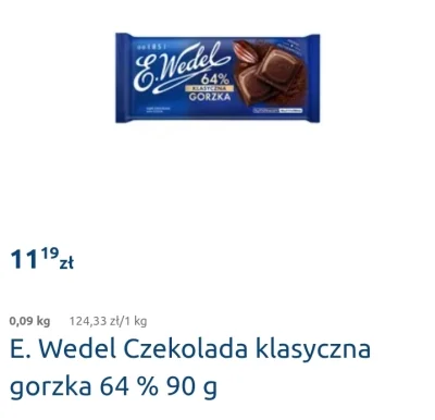 red7000 - @ziemniaknaexport a może 90 gramów zwykłej czekolady za 11 złotych? ( ͡º ͜ʖ...