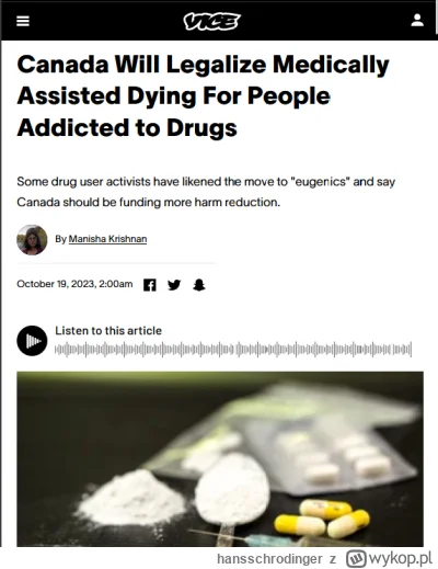 hansschrodinger - Kanada odkryła jeden prosty sposób na pozbycie się narkomanów z uli...