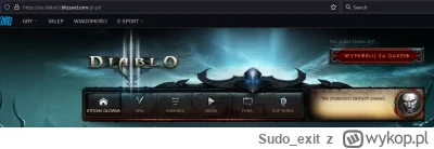 Sudo_exit - Nie mogę online znaleźć swojej postaci  #diablo3