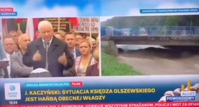 Gours - Ten obrazek z Polsat News najlepiej pokazuje, czym jest PiS. Z jednej strony ...