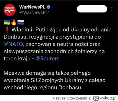 CzeczenCzeczenski - Chłopa odkleiło od botoksu, nikt na to się nie zgodzi xD


#ukrai...