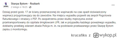 krucafiks - @rozowy_dzban wg nich to doświadczony wspinacz, prawdopodobnie więc rutyn...