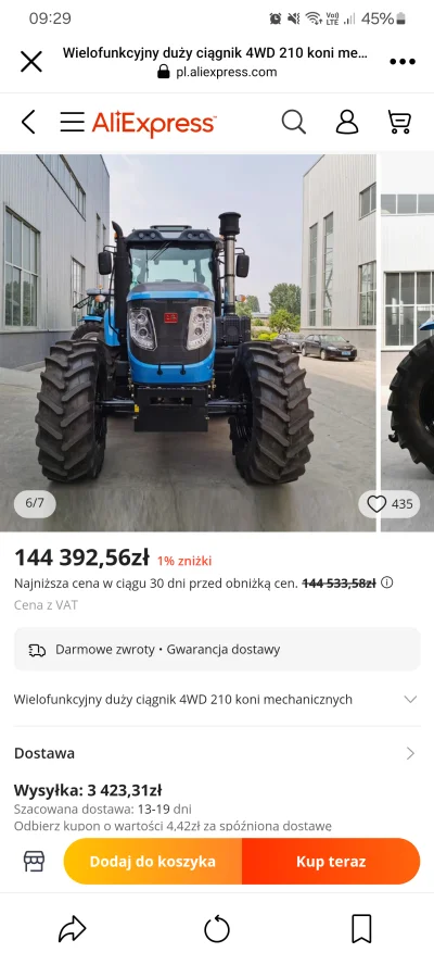 WpiszSwojLogin - Kupował ktoś z was traktor na aliexpress? Warto?
#aliexpress #trakto...