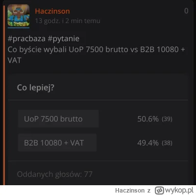 Haczinson - #pytanie #pracbaza #finanse #ksiegowosc
Dziękuję Wam Rabini ( ͡° ͜ʖ ͡°), ...