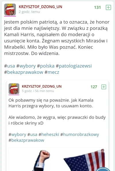 DominoWalaszczyk - Uprzejmie przypominam, że użytkownik @KRZYSZTOFDZONG_UN do tej por...