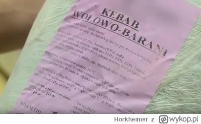 Horkheimer - Właściciel (dawnego, bo już po Kuchennych Rewolucjach) kebaba "U Pancia"...