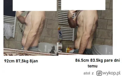 atol - #odchudzanie #dieta dzisiaj pyknęło 100 dni śledzenia "postępów" ( ͡° ͜ʖ ͡°) a...