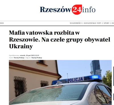 Kosmiczny-Duch - No pięknie ubogacił Polskę 
Grupą kierował obywatel Ukrainy
Członkow...