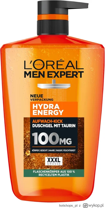 hotshops_pl - Żel pod Prysznic z pompką L'Oréal Men Expert Expert Xxxl Hydra Energy ,...