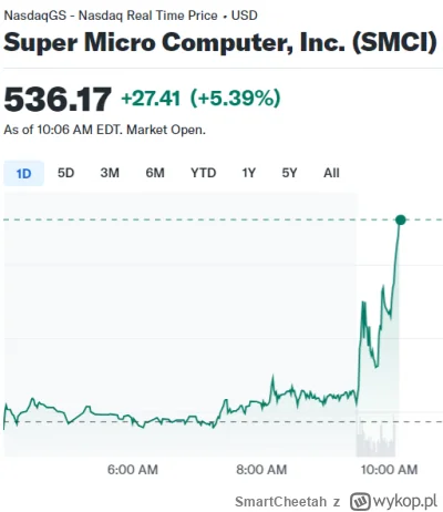 SmartCheetah - #gielda o skurczesyn, jaki rajd z rana.