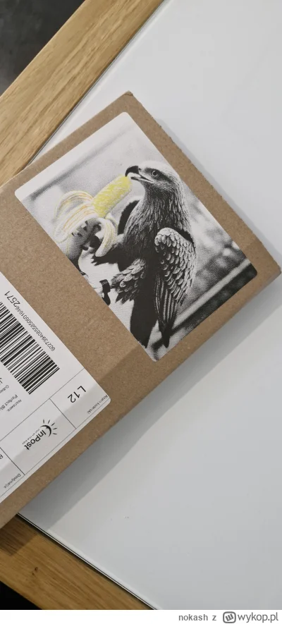 nokash - Kupilem gierke w #perfectblue i poprosiłem o narysowanie na opakowaniu orła ...