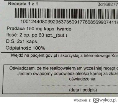 wojtoon - @exon 
Jesteś lekarzem, że cię to ciekawi?
Np Pradaxa. W sumie ona jest ref...