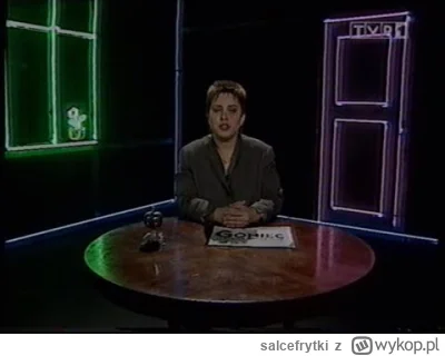 salcefrytki - Dorota Wellman prowadząca program Goniec w 1996 roku
#wellman #tvp