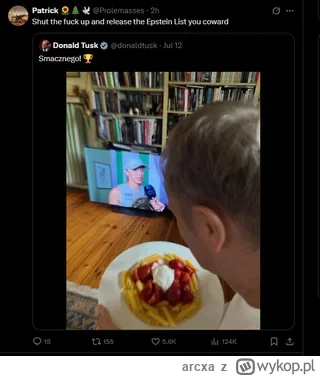 arcxa - czemu tusku ma tv na podlodze?

#heheszki #trump