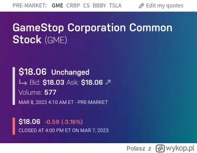 Polasz - Lista obecności premarket
#gme