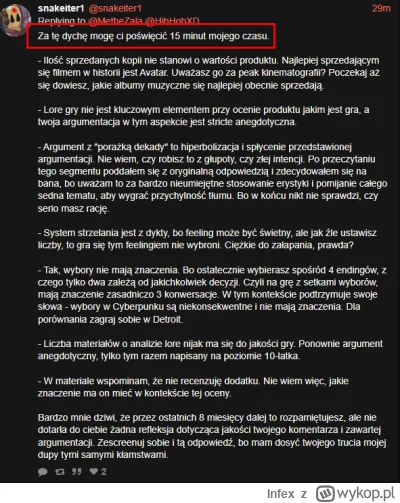 Infex - on jest niemożliwy...

Jeszcze troche i za dychę bedzie co innego robić ( ͡° ...