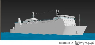 edantes - #modelowanie #modelowanie3d #statki #3dsmax
kolejny updated prac nad modele...