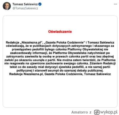 Amatorro - Rozwala mnie to, że w Polsce media mogą w zasadzie wysrać dowolny nawet na...