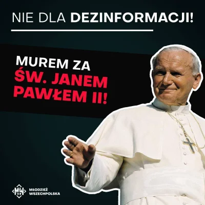 A.....a - Murem za świętym Janem Pawłem II
#janpawel2 #katolicyzm #4konserwy