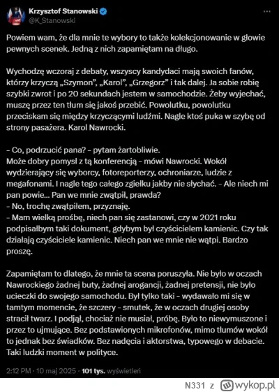 N331 - Kiedy PiS po wywiadzie z Trzaskowskim i poruszeniu tematu miszkań Nawrockiego ...