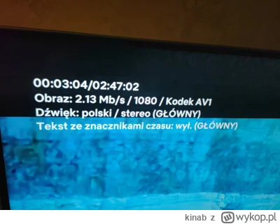 kinab - Jak wyłączyć te informacji na netflixie? Odpalana na android tv Philips