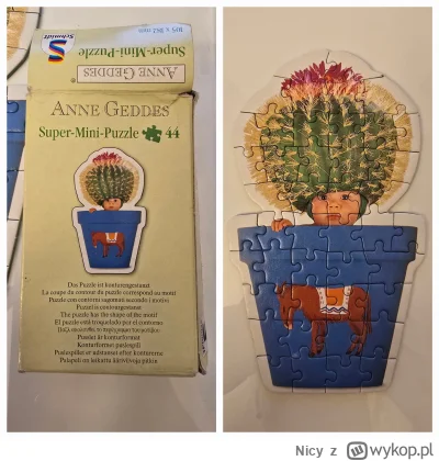 Nicy - Malutkie i przyjemne 44 elementy od Schmidt.
Puzzle są grube i normalnej wielk...