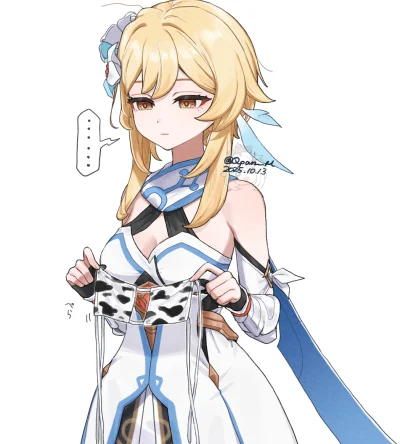 zabolek - #randomanimeshit #genshinimpact #lumine #anime