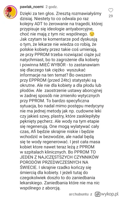 archubuntu - > szkoda tylko, że władze szpitala same zadeklarowały niewykonywanie abo...