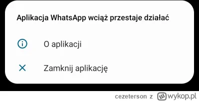 cezeterson - Po zmianie telefonu nie mogę wysyłać zdjęć przez whatsapp. System zaktua...