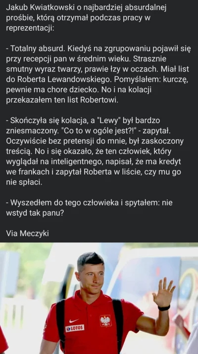 Banderoza - Chciwy jak żyd #mecz #lewandowski