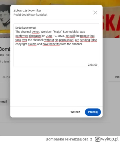 BombaskaTelewizjaBoza - Zgłaszajcie ten kanał. Ja już zgłosiłem.

#kononowicz