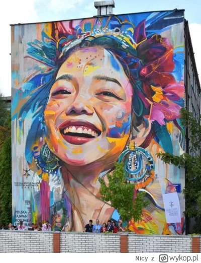 Nicy - W 2024 r. projekt ozdobił budynek przy ul. Szkolnej