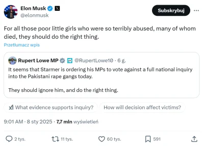 splinter96 - Ujmujące jest to jak wielką troskę o dzieci przejawia Elon Musk - to prz...