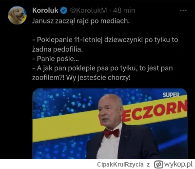CipakKrulRzycia - #korwin #bekazkonfederacji #pedofilia #zoofilia #polityka #konfeder...