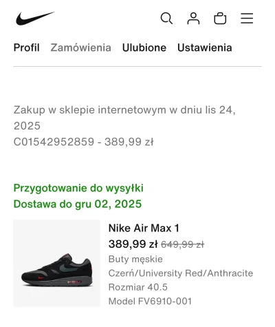 mandamin - A tu screen z mojego zamówienia, które jeszcze nie przyszło.