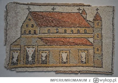 IMPERIUMROMANUM - Rzymska mozaika ukazująca kościół

Rzymska mozaika ukazująca kośció...