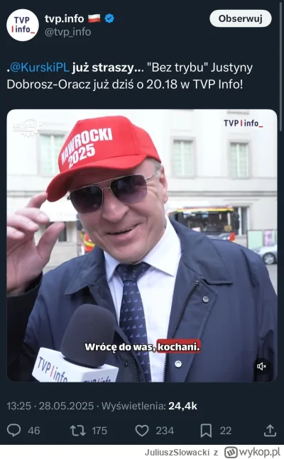 JuliuszSlowacki - Pisowski knur czeka żebyście nie poszli na wybory aby niedługo znow...