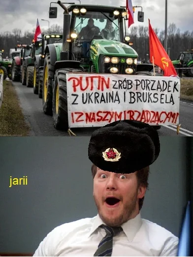huntforfur - #protest #rolnicy #ukraina #rolnictwo #heheszki
mema zrobiłem, nie wiedz...