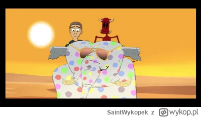 SaintWykopek - Papa Słoń z "Galaktycznych lektur", pojawił się w 2 odcinku "Egzorcyst...